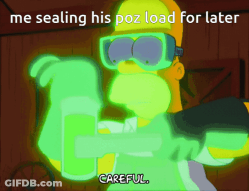 Homer Simpson Gun Me Sealing His Poz Load GIF