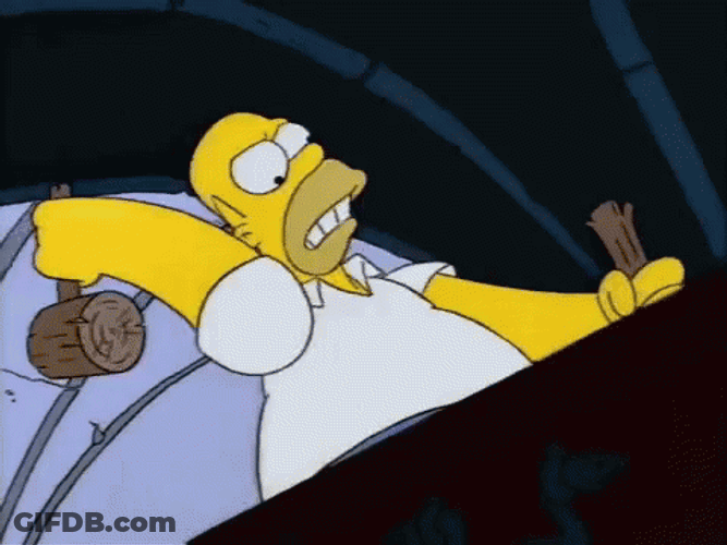 Homer Simpson Hammer GIF