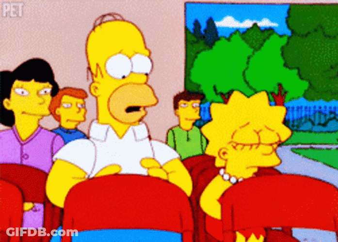 Homer Simpson Hiding GIF