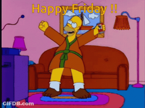 Homer Simpson Holding Beer Can GIF