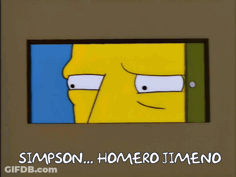 Homer Simpson Holding Receipt Saying Simpson GIF