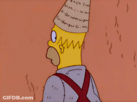 Homer Simpson Holding Torch GIF