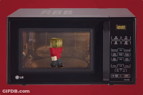 Homer Simpson In Chef Hat In Front Of Microwave GIF