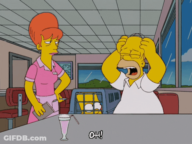 Homer Simpson In Despair GIF