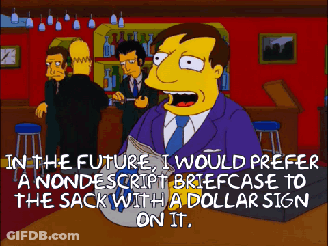 Homer Simpson In The Future I Would Prefer A Nondescript Briefcase GIF