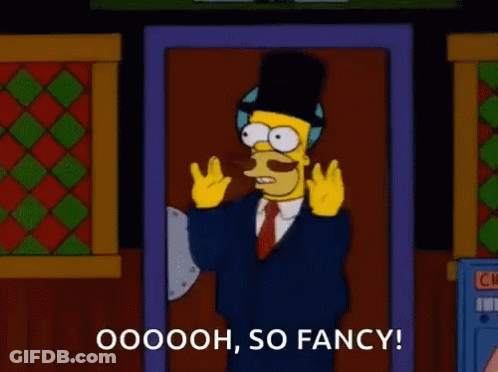 Homer Simpson In Top Hat And Headphones GIF