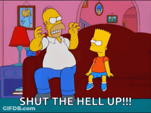 Homer Simpson In White Shirt GIF