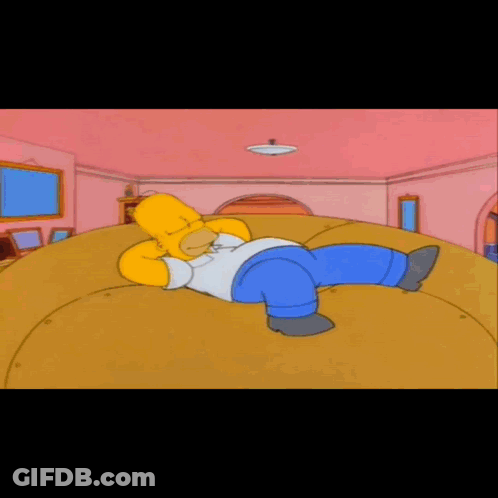 Homer Simpson Front Of Door With I Love You Switch GIF