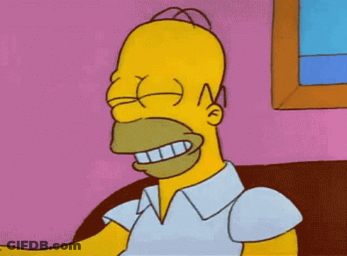 Homer Simpson It's Funny Cause It's True GIF