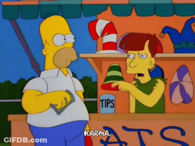 Homer Simpson Karma GIF