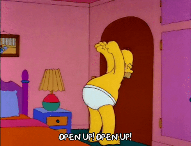 Homer Simpson Let Me In Meme GIF