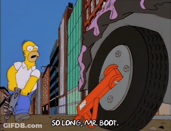 Homer Simpson Lifting A Jackhammer GIF
