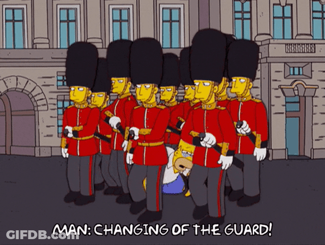 Homer Simpson March GIF