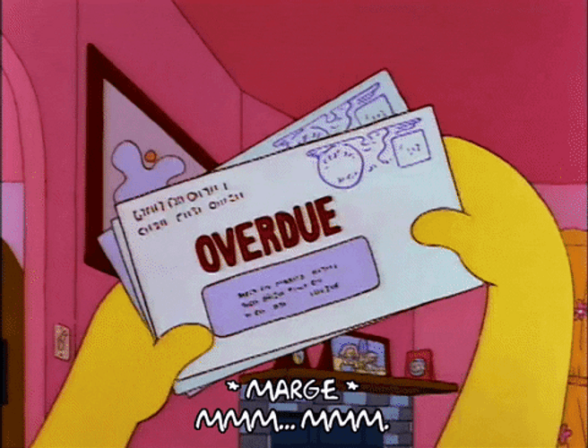 Homer Simpson Need To Pay His Bills GIF