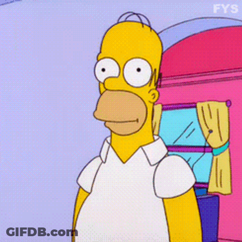 Homer Simpson No Reaction GIF