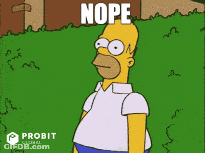 Homer Simpson Nope No Meme GIF