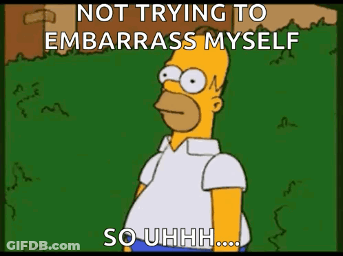 Homer Simpson Not Trying To Embarrass GIF