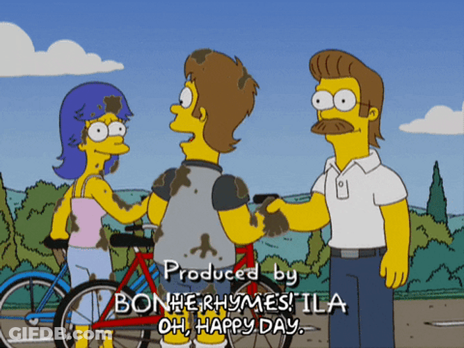 Homer Simpson Oh Happy Day GIF