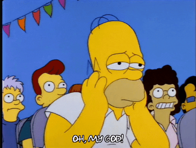 Homer Simpson Oh My God Meme GIF