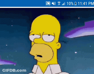 Homer Simpson On Cell Phone GIF