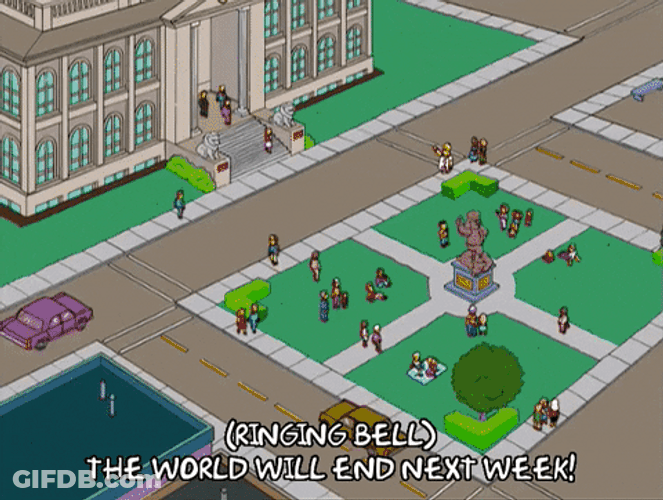 Homer Simpson Ringing Bell GIF