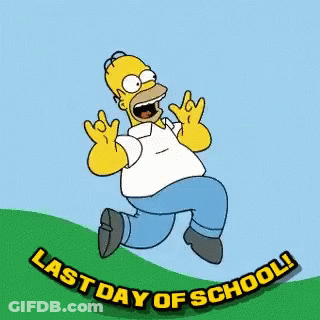 Homer Simpson Running On Hill GIF