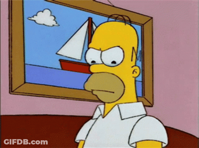 Homer Simpson Sad Crying GIF