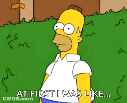 Homer Simpson Saying Hello Fidelity In Grassy Field GIF