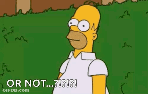 Homer Simpson Saying Or Not GIF
