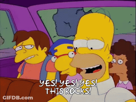 Homer Simpson Saying Yes Yes Yes GIF