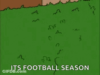 Homer Simpson Says It's Football Season GIF