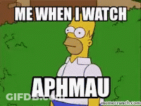 Homer Simpson Says Me When I Watch Aphmau Meme GIF