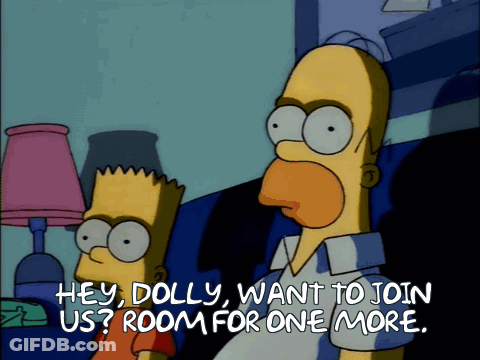 Homer Simpson Says Room For One More To Bart GIF