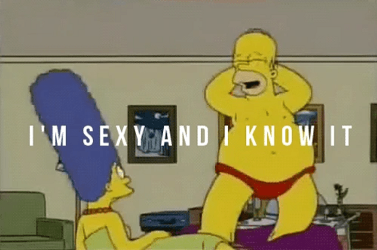 Homer Simpson Sexy Funny Dance GIF