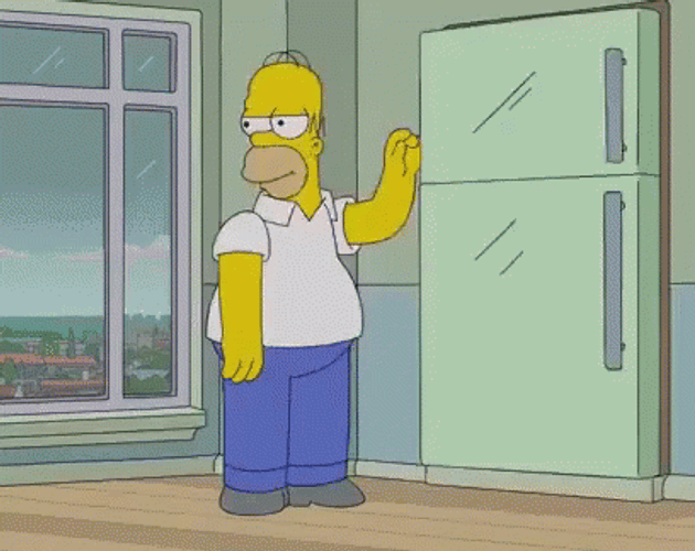 Homer Simpson Sleep GIF