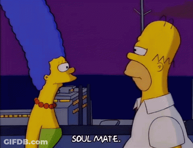 Homer Simpson Soul Mate GIF