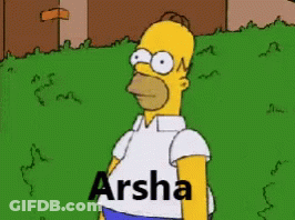 Homer Simpson Standing In Grass GIF