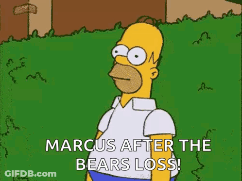 Homer Simpson Standing In Grassy Field GIF
