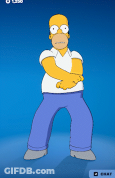 Homer Simpson Standing With Crossed Arms GIF