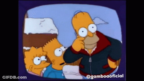 Homer Simpson Talking To Bart Simpson GIF