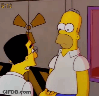 Homer Simpson Talking To Man 5:13 GIF
