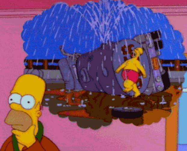 Homer Simpson Thinking Hmmmm GIF