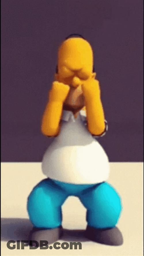 Homer Simpson Thug Shaker GIF