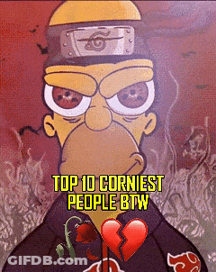 Homer Simpson Top 10 Corniest People GIF