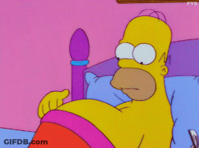 Homer Simpson Tummy Gurgling GIF