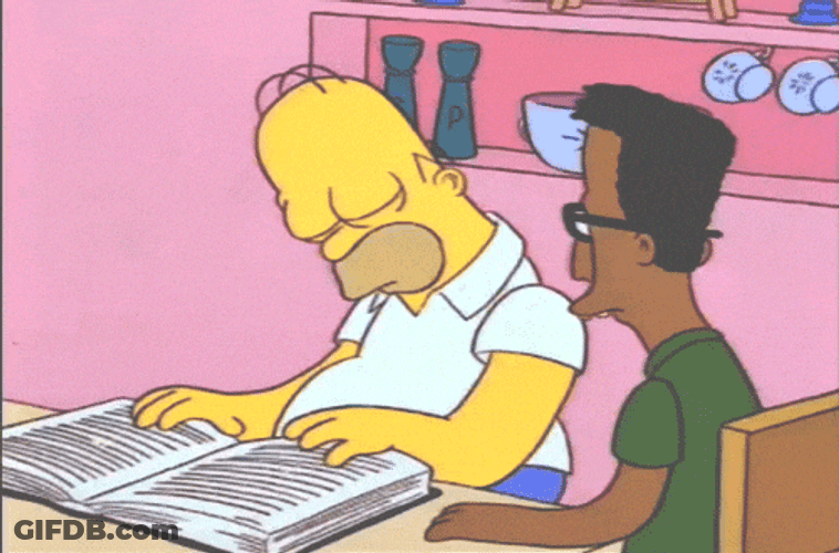 Homer Simpson Wake Up Punch GIF