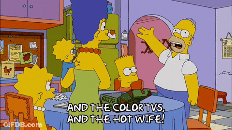 Homer Simpson Want Hot Wife GIF