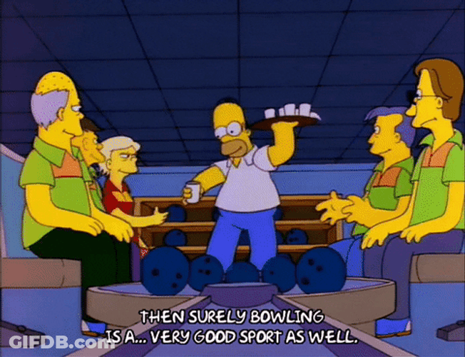 Homer Simpson Well Then Bowling Is Good Sport GIF