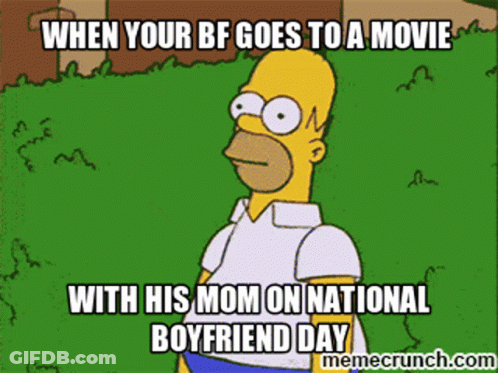 Homer Simpson When Your BF Goes To A Movie GIF