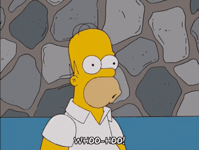 Homer Simpson Whoo Hoo GIF